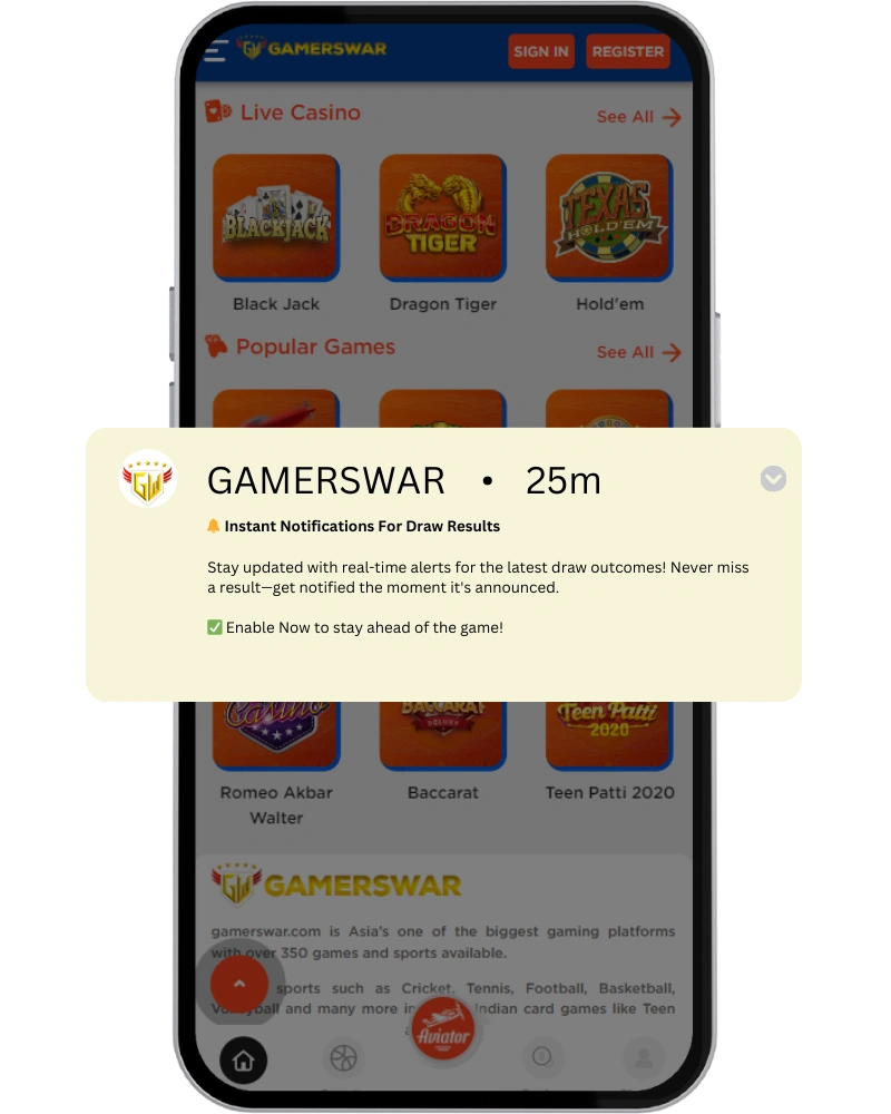 gamerswar app